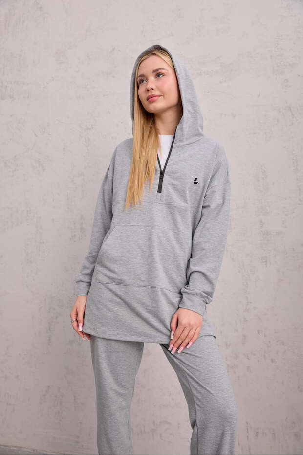 Astronot Kapüşonlu Sweat - 3