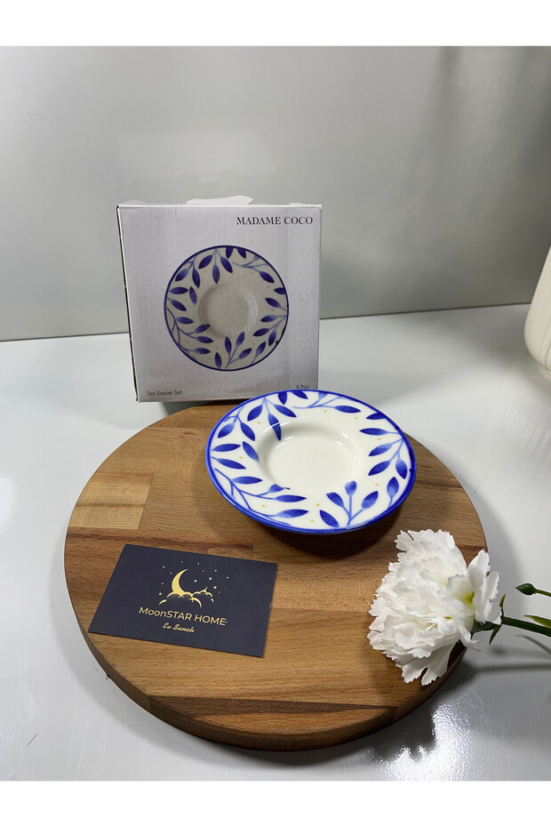 Luxe Bifurquer 6'lı Çay Tabağı Seti - 1