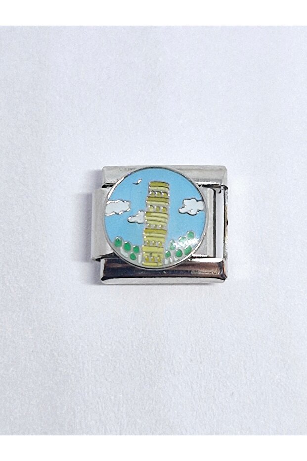 Steel Italian Charm Bracelet Charm
