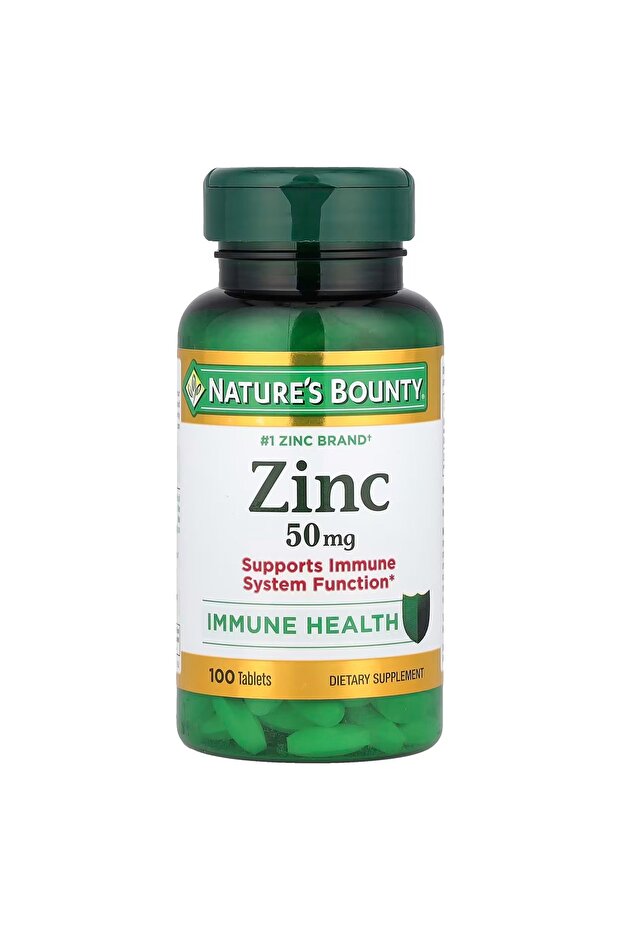 , Zinc, 50 mg, 100 Tablets