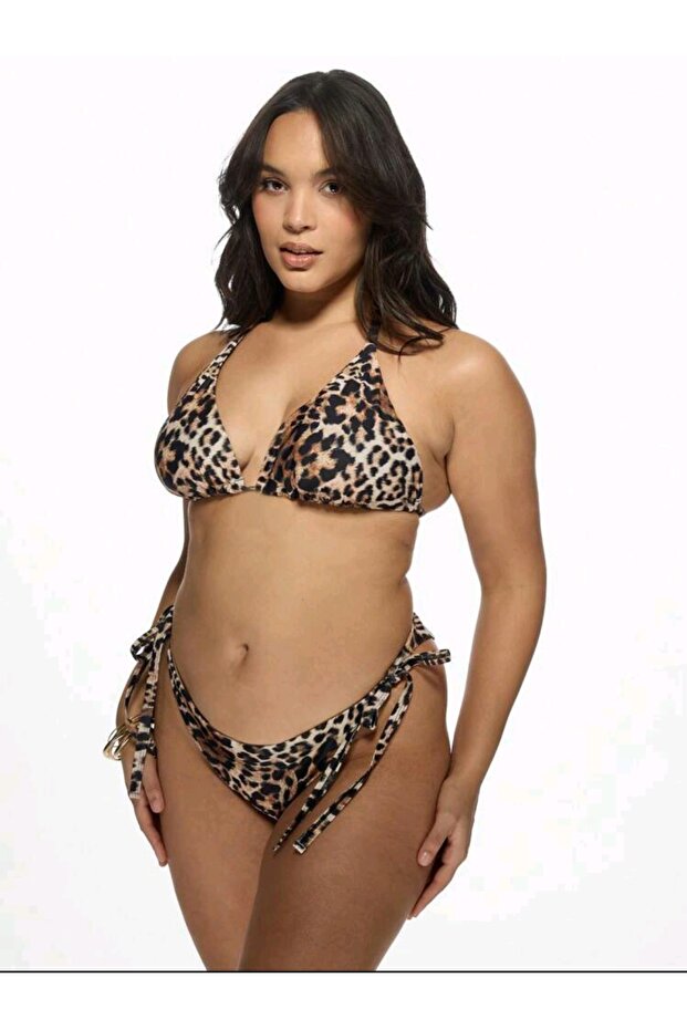 Leopard print bikini set - 2