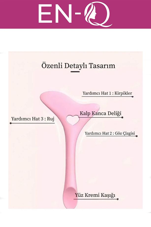 3 In 1 Kolay Maskara Rimel Ruj Eyeliner Çekme Aparatı Kirpik Fırçası - 5