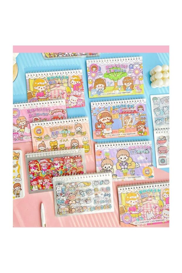30 Sheets Kawaii Pet Sticker Book 4