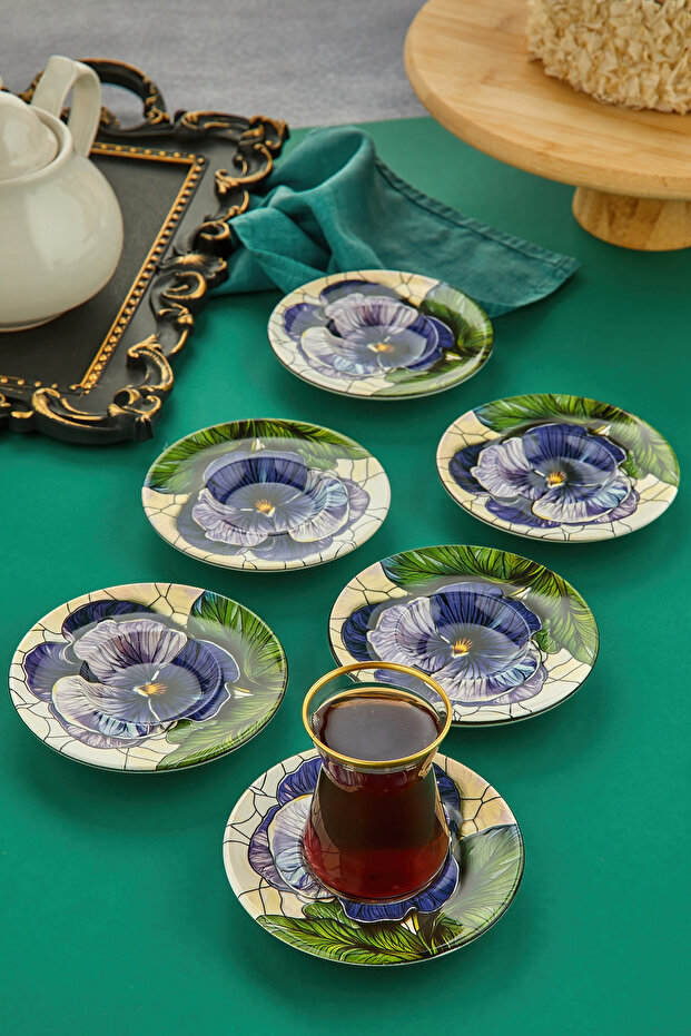 6 Pieces Morgana Tea Plate Coaster