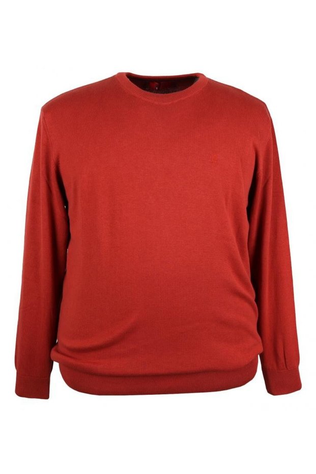 Plus Size Crew Neck Knitwear and Creamy Sweater