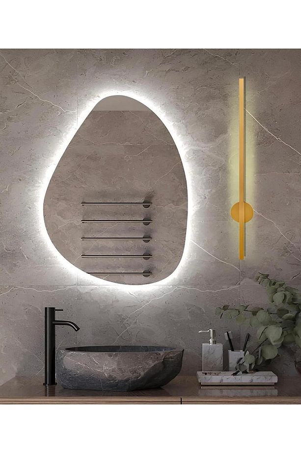 Modern Dekoratif Pilli Led Duvar Aplik Eskitme 70 Cm ( 1 Adet ) - 5