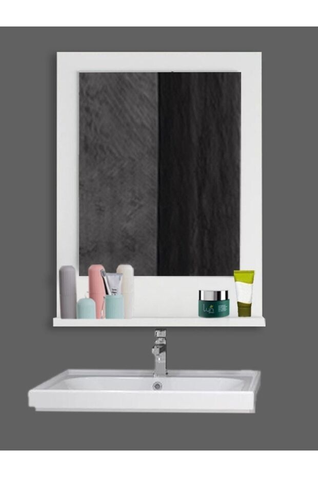 Aynalı Raflı Dresuar - 2