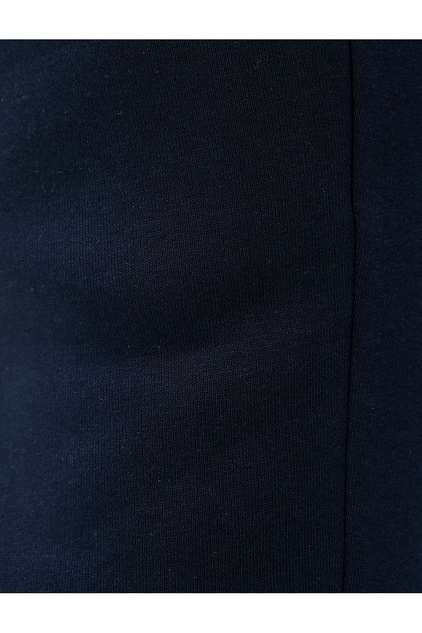 Şardonlu Jogger Eşofman Altı Beli Lastikli Bağcıklı Cep Detaylı - 6