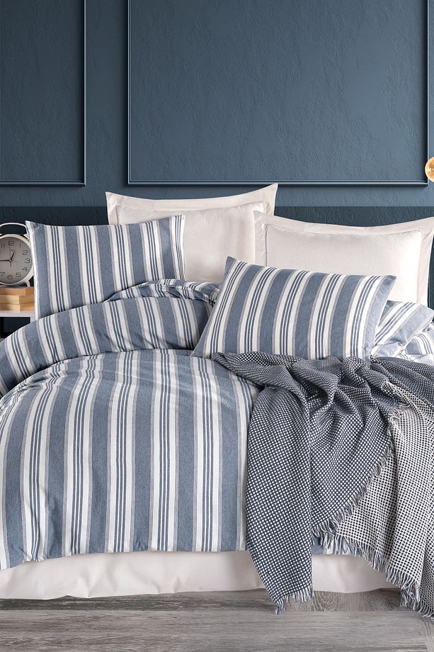Sport Çizgili Nevresim Takımı Tek Kişilik Soft Line - 3