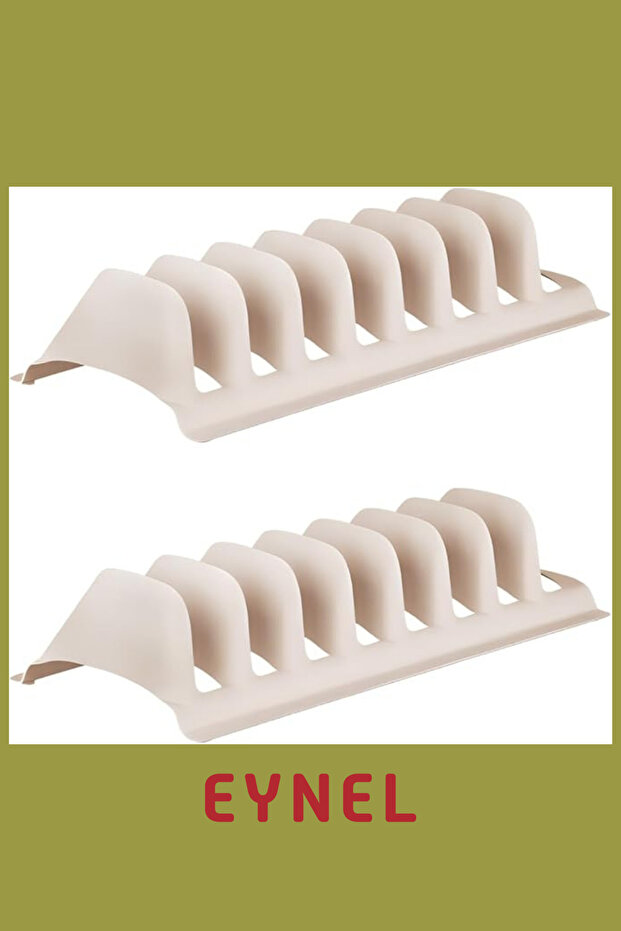 2 قطعة وعاء داخلي غطاء مقلاة منظم أطباق سلة رف أطباق المطبخ أبيض أسود