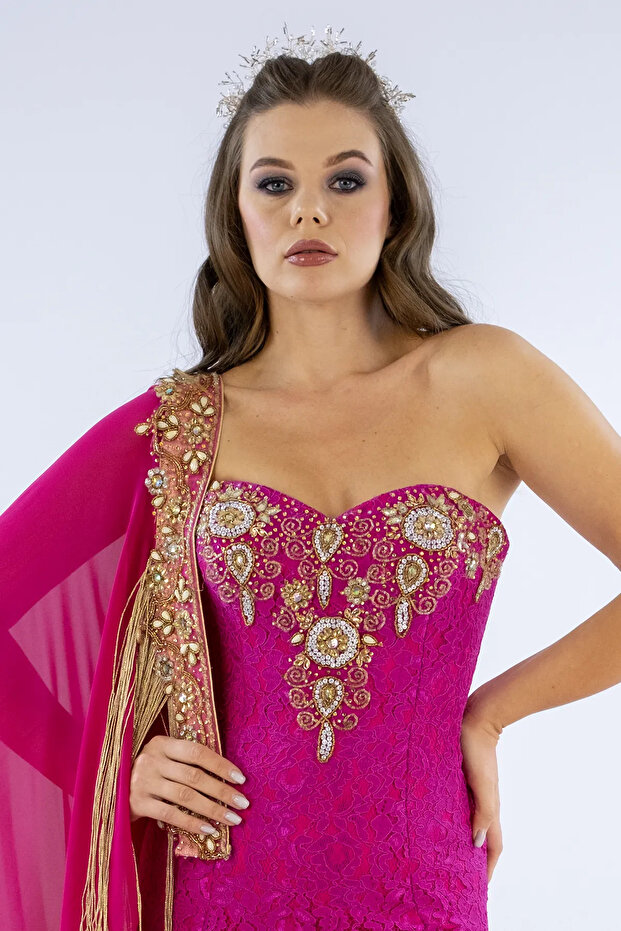 Alluring Distinct Pelerin Bindallı - 1