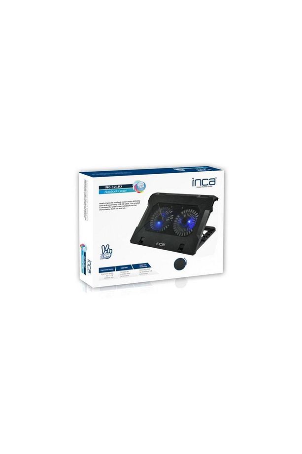 Inc-321 Iki Fanlı Notebook Soğutucu,siyah - 5