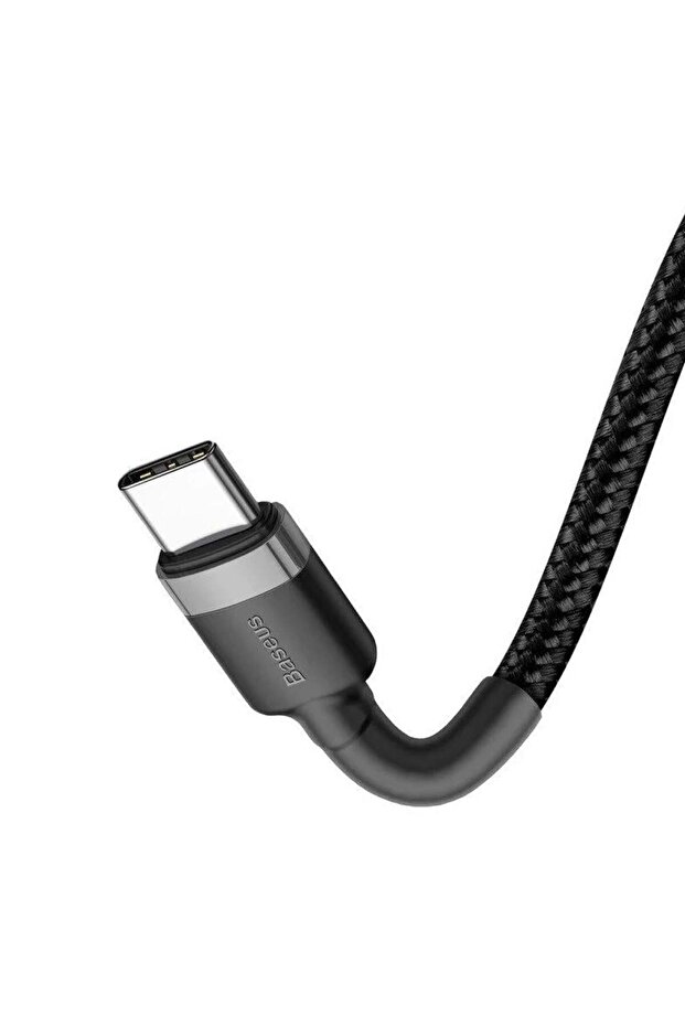 Cafule Type-C PD2.0 60W flash charging data line (20V 3A) 2m Gray+Black - 3