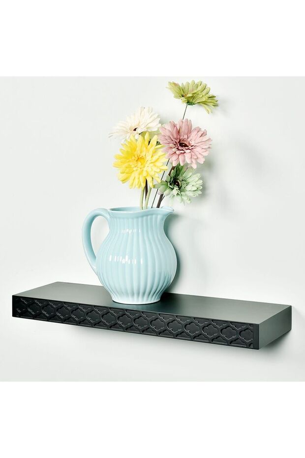 Elizabeth Floating Shelf Wall Shelves Black L90xw20xh5cm