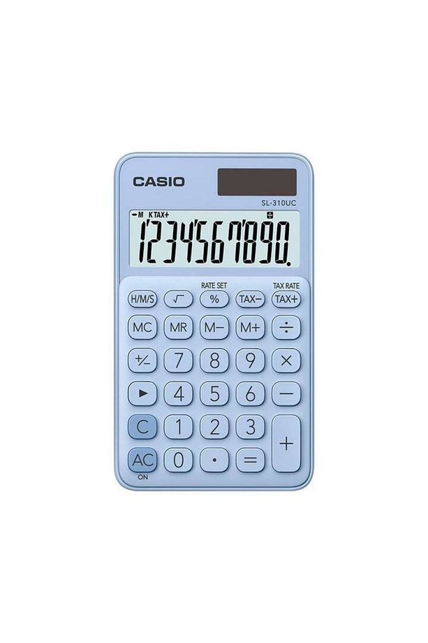 Sl-310uc-lb Cep Tipi 10 Hane Açık Mavi Hesap Makinesi - 1