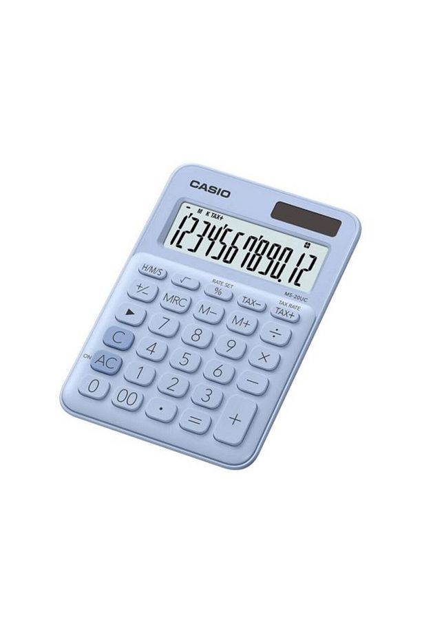 Ms-20uc-lb 12 Hane Açık Mavi Masa Üstü Hesap Makinesi - 1