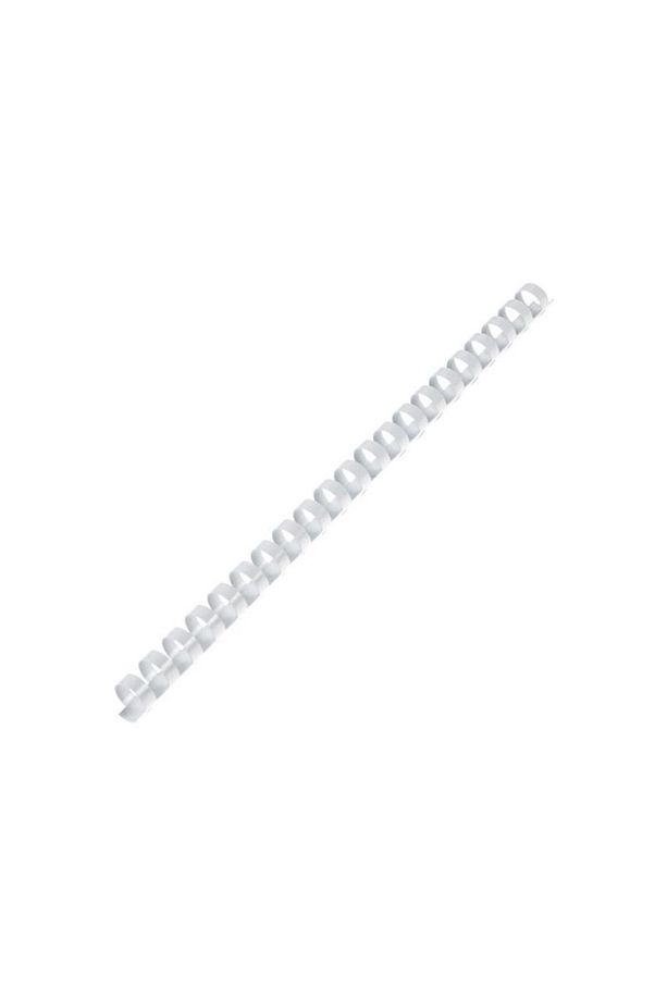 14mm.beyaz Delux Plastik Spiral 100 Adet - 6