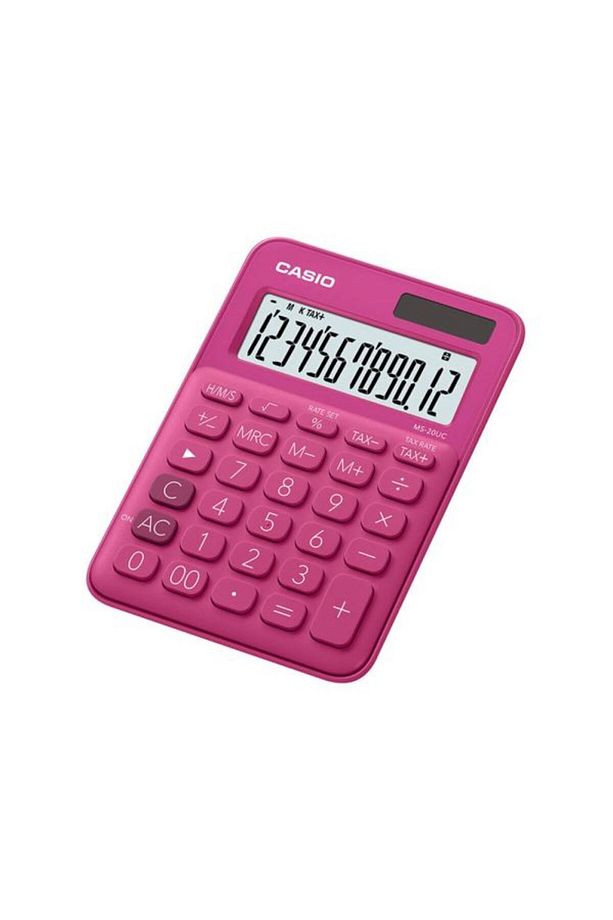 Ms-20uc-rd 12 Hane Koyu Pembe Masa Üstü Hesap Makinesi - 1