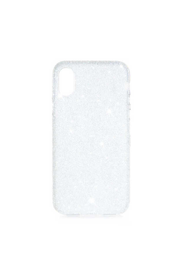 iPhone XS Max 6.5 Compatible Case Silvery Protective Cover - Transparent - T15278