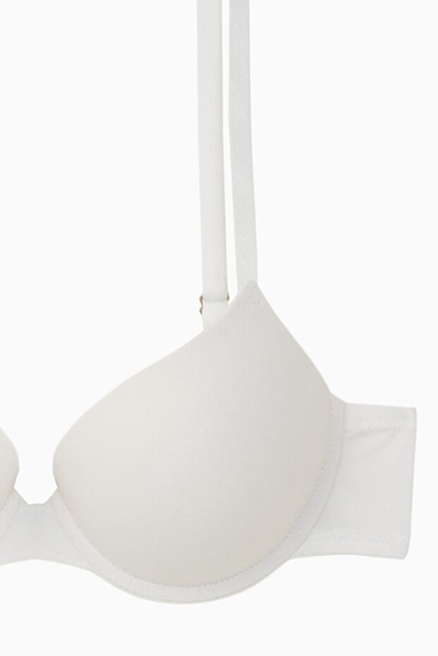 Andes Basic-Double Push Up حمالة صدر صغيرة مبطنة للغاية - 2527-White - 2