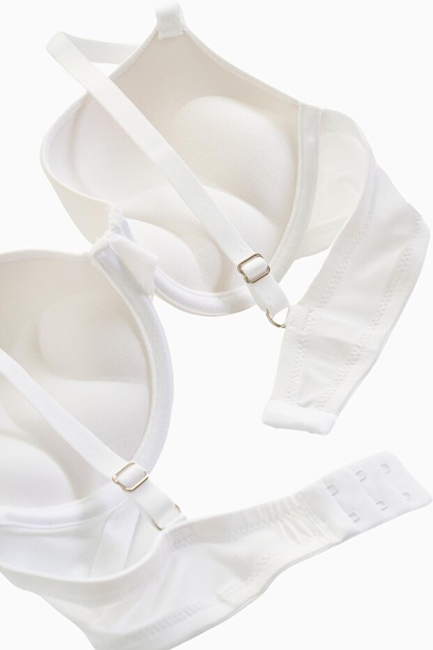 Andes Basic-Double Push Up حمالة صدر صغيرة مبطنة للغاية - 2527-White - 4