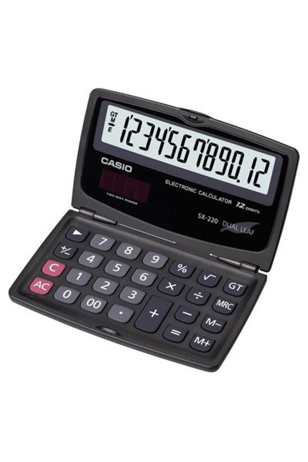 Sx-220 Cep Tipi 12 Hane Hesap Makinesi - 1