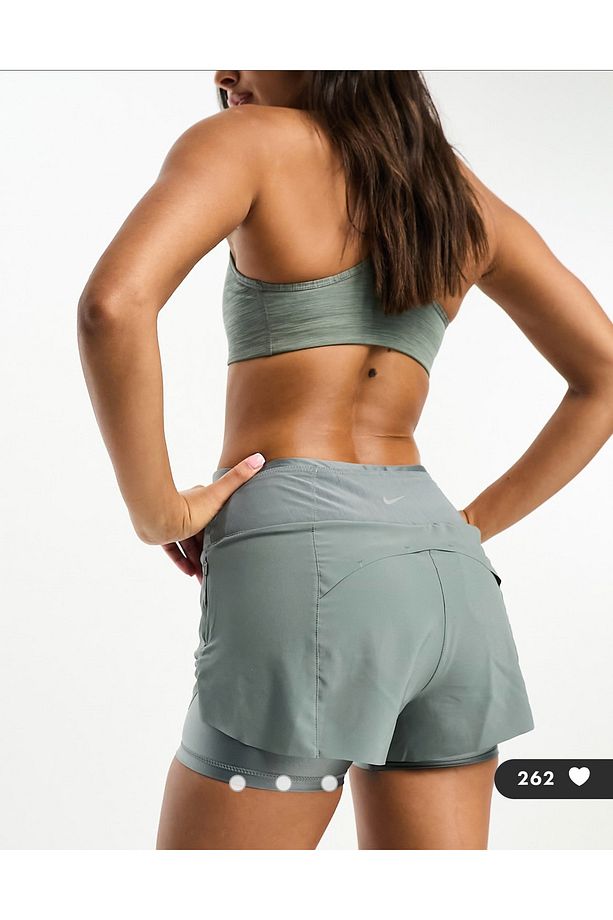 Dri-Fit Swift Mid-Rise 8cm (approx.) 2-in-1 Running Kadın Şort NDD SPORT - 3