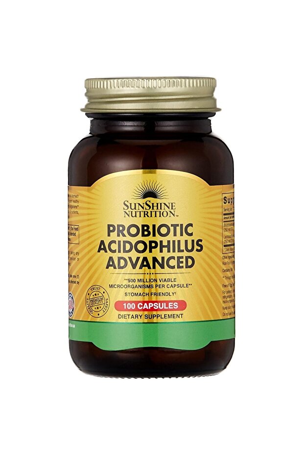Nutrition Probiotic Acidophilus Advanced, 100 Capsules