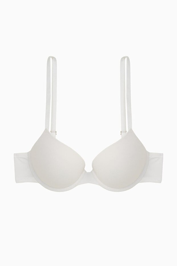 Andes Basic-Double Push Up حمالة صدر صغيرة مبطنة للغاية - 2527-White - 1