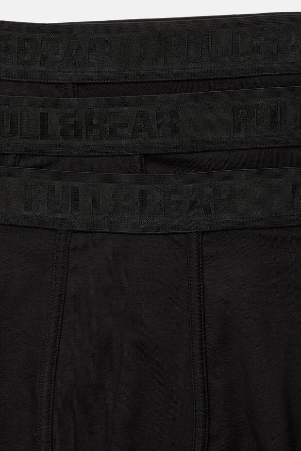 3'lü siyah boxer seti - 3