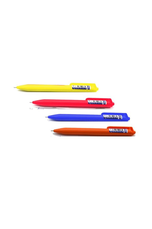 Tükenmez Kalem Canlı Renkler MJ-101 4 Adet - 1