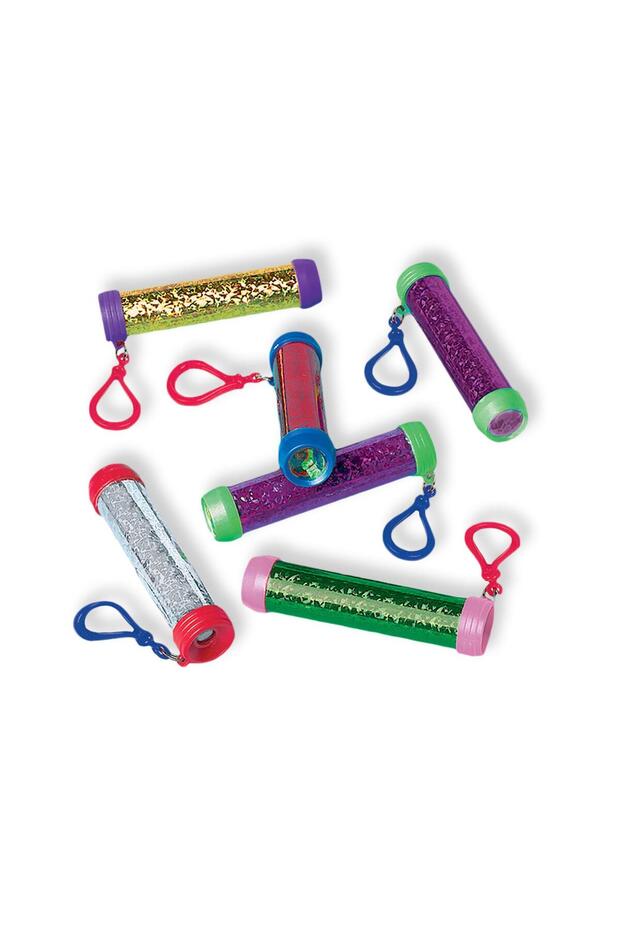 Kaleidoscope Keychains Value Pack Favors 12pcs