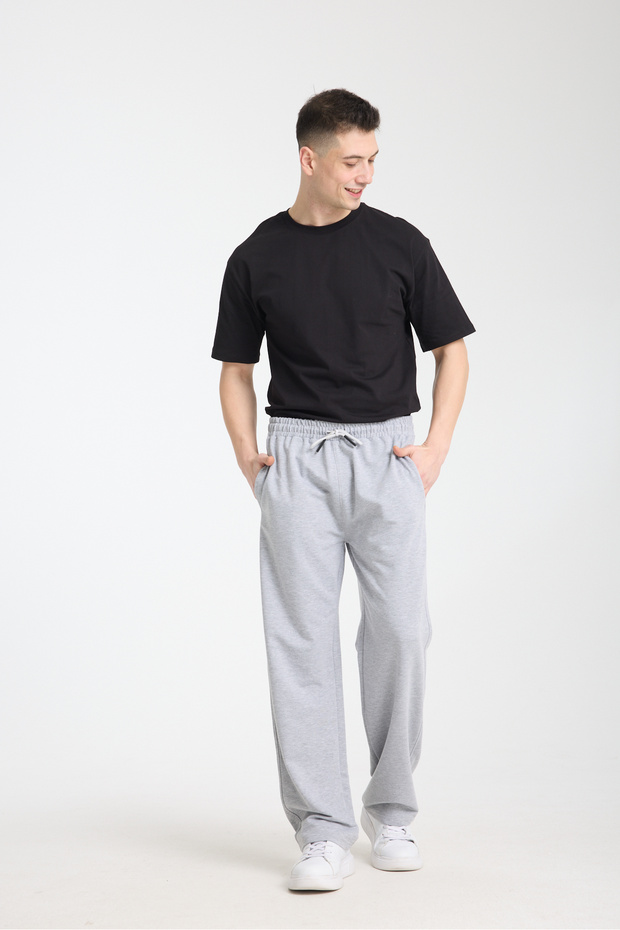 Men's Straight Leg Baggy Cut Sweatpants