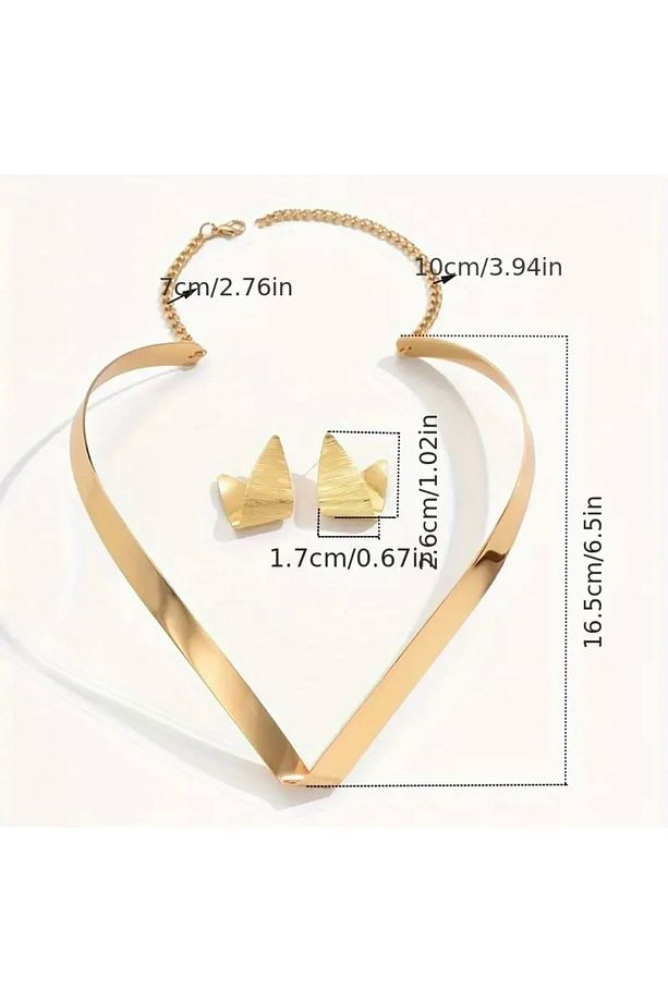 Trendlover Elegant Takı Seti, Kolye Ve Küpe Set - 3