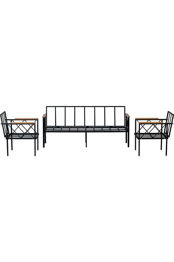 Safir Balkon-bahçe-kafe Çay Seti Koltuk Oturma Takımı-oturma Grubu (İSKELET) - 1