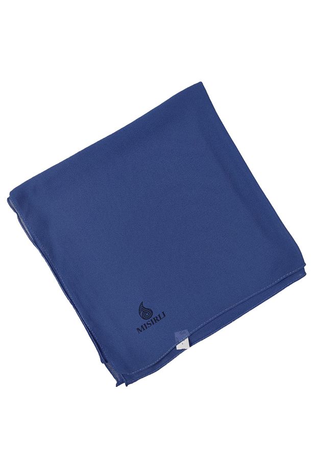 Mısırlı Eşarpları Düz Renk Krep Eşarp 110x110 Cm - 3