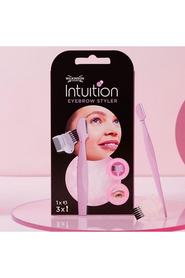 Intuition Kaş Şekillendirme Seti – 3 Kaş Usturası 1 Fırça & Tarak Aparatı - 4
