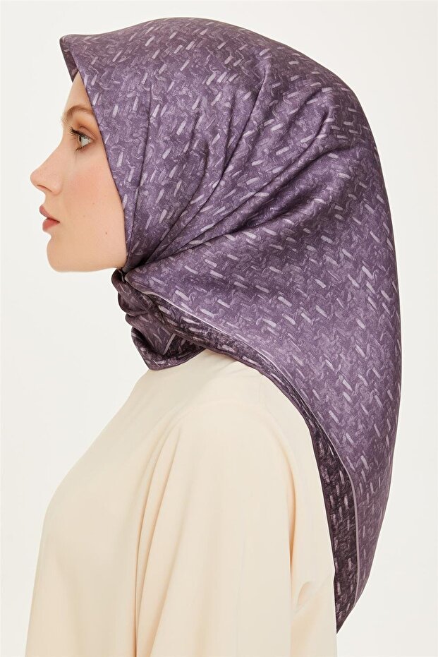 Twill Saf Ipek Eşarp 9230d 84 - 3