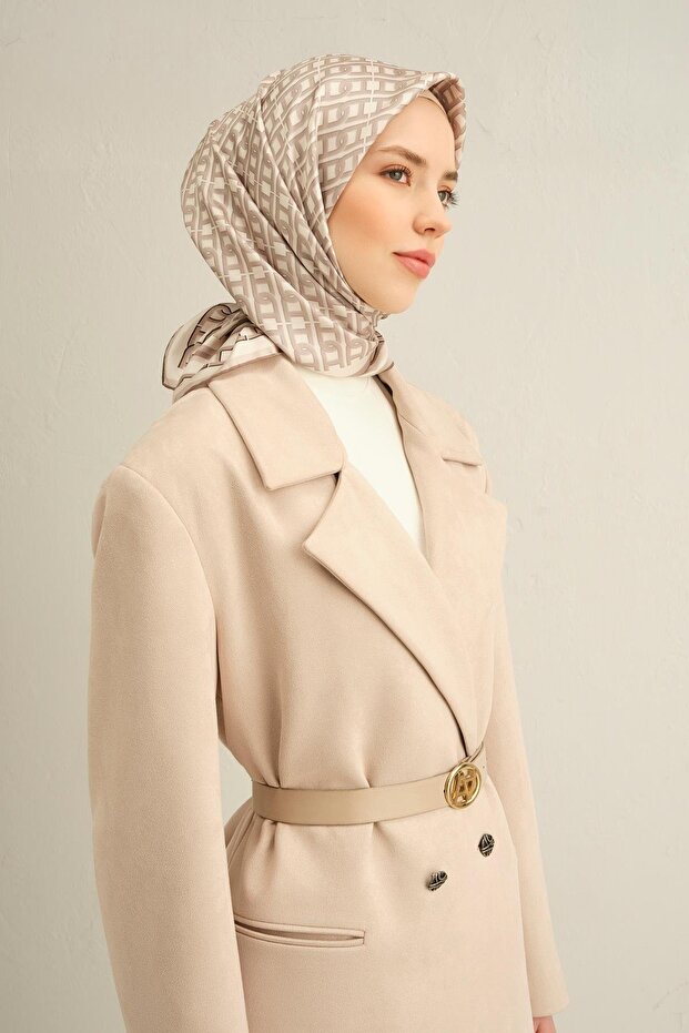 وشاح كلاسيكي منقوش سيفك حرير سورا 9301D 05