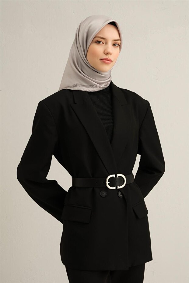 وشاح كلاسيكي منقوش سيفت حرير تويل 9357D 57