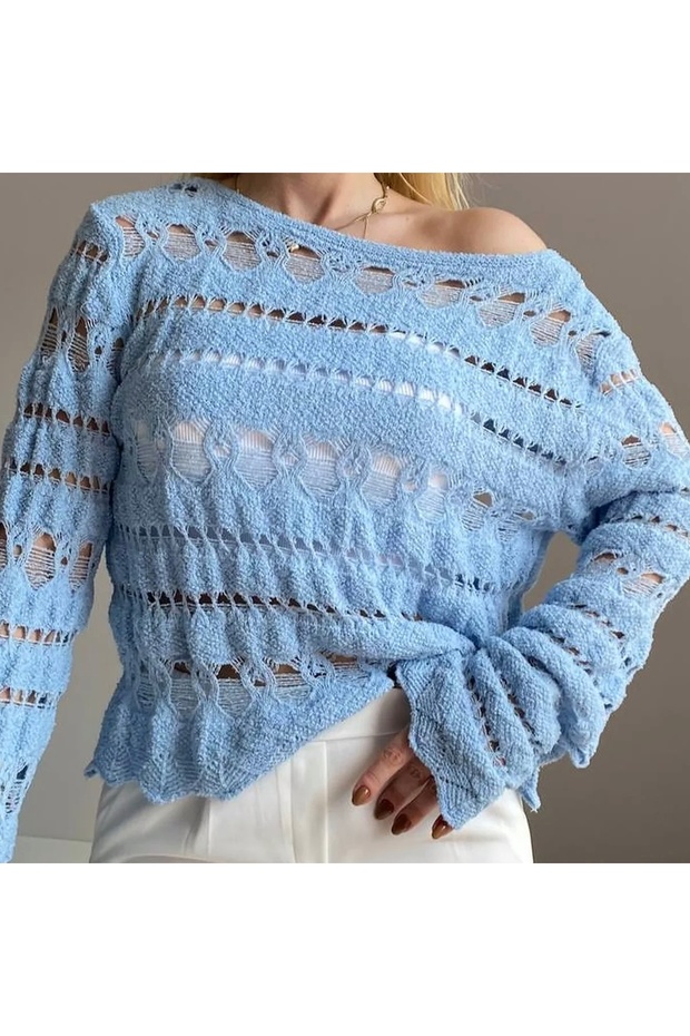Açık Örgü Ajurlu File Triko - 3