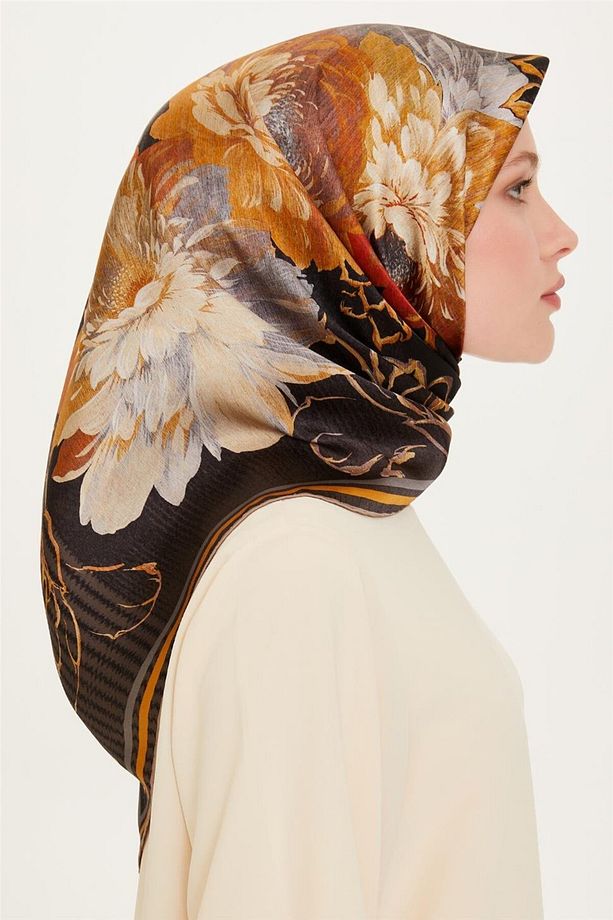 Twill Saf Ipek Eşarp 9220d 02 - 2