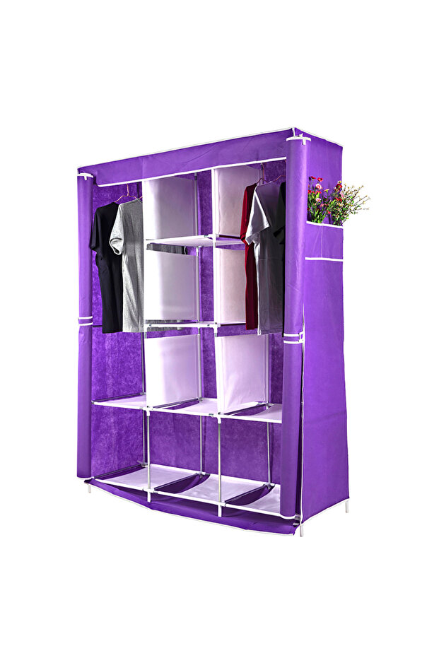 خزانة ملابس منزلية من القماش متعدد الطبقات - 5