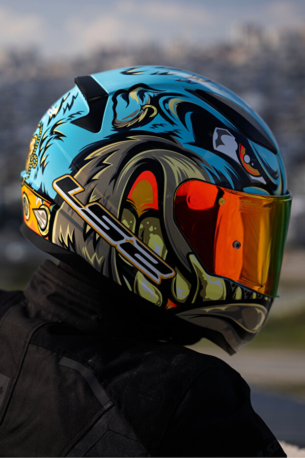 RAPID 2 NEO MAVİ-MOR KASK - 5