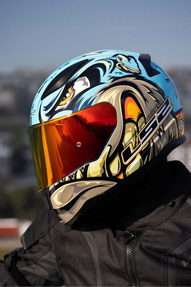 RAPID 2 NEO MAVİ-MOR KASK - 2