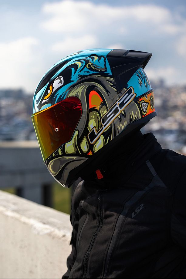RAPID 2 RACE NEO MAVİ-MOR KASK - 7