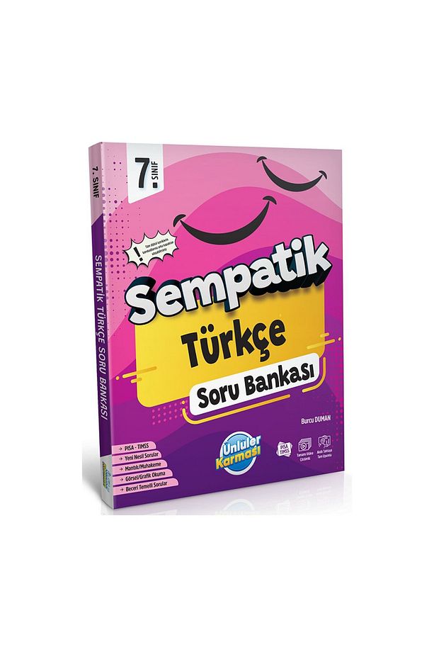 Ünlüler 7. Sınıf Türkçe Sempatik Soru Bankası Ünlüler Yayınları - 2