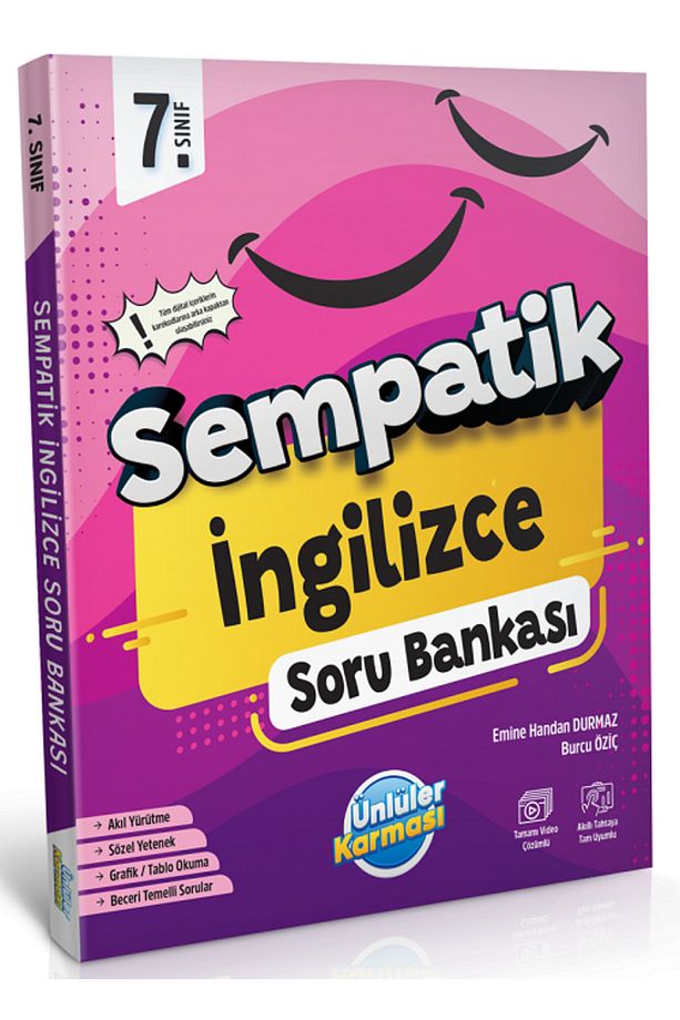 Ünlüler 7. Sınıf Ingilizce Sempatik Soru Bankası Ünlüler Yayınları - 4