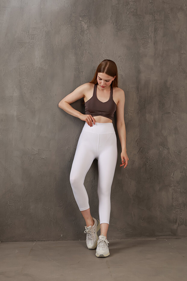 Yüksek Bel Basic Örme Tayt MISSTA2264 - 5