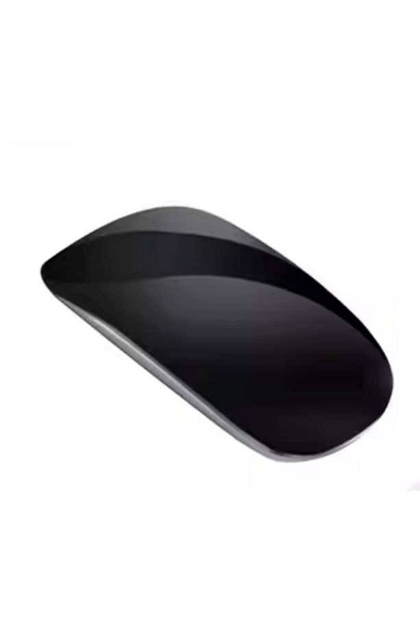 Dokunmatik şarjlı kablosuz mouse apple macbook uyumlu magic mouse özellikli uzun şarj süresi SİYAH - 1